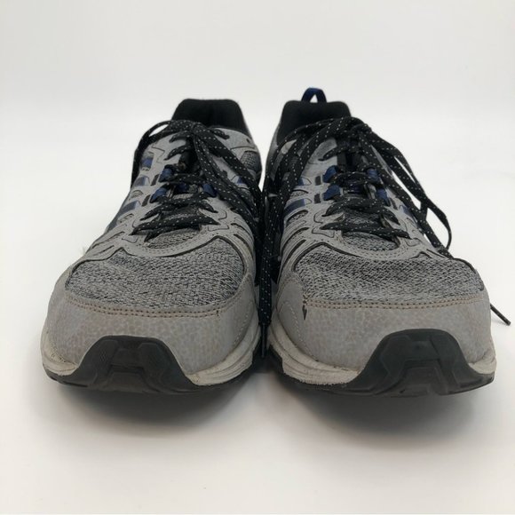 Asics Gray Black Athletic Sneakers | Breathable Comfort Non-Slip - Picture 3 of 9
